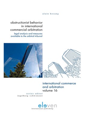 cover image of Obstructionist Behavior in International Commercial Arbitration